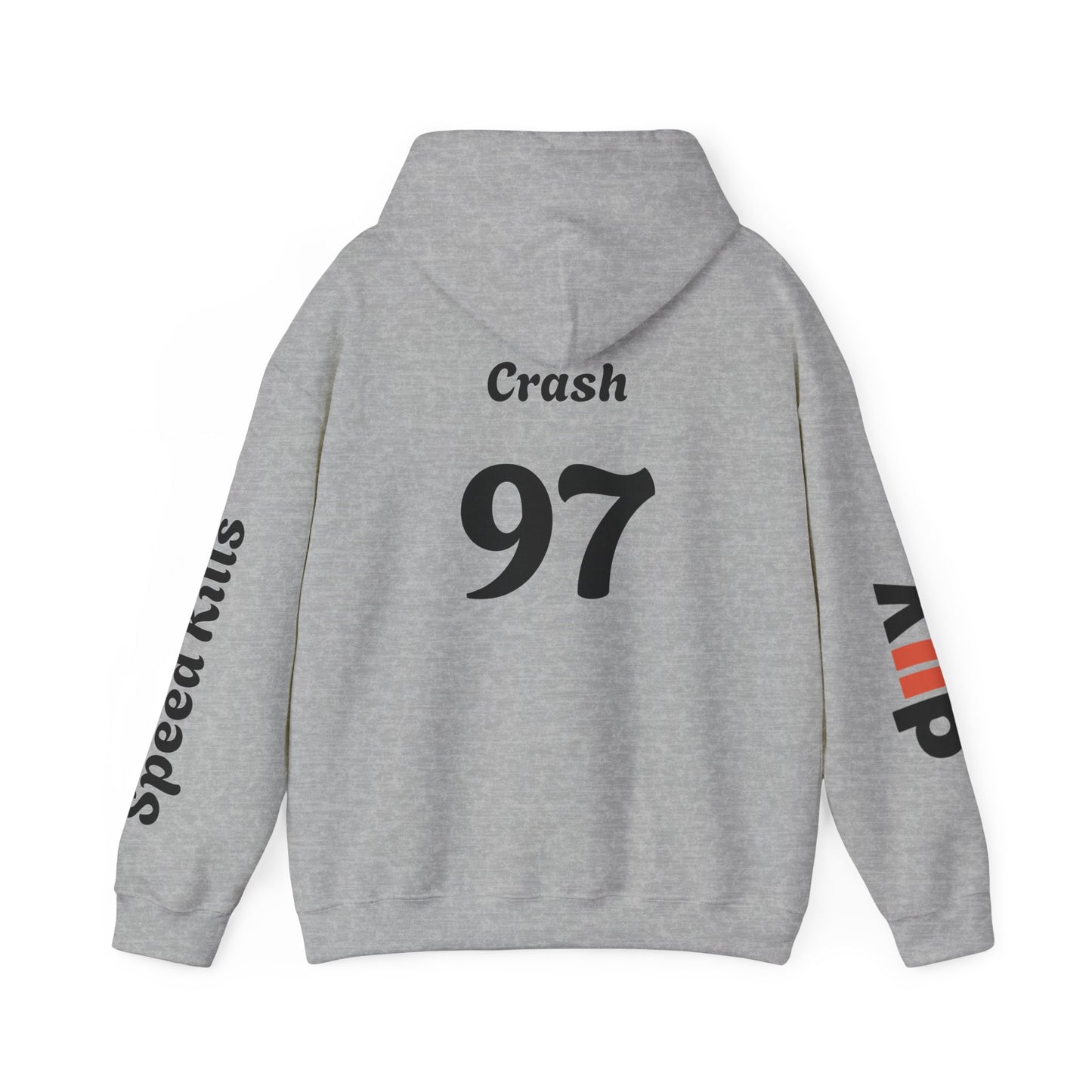Crash #97 Team Hoodie | Gothic Style Unisex Hoodie | Perfect for Casual Wear, Street Style, Gift for Gamers, Halloween, Everyday Comfort