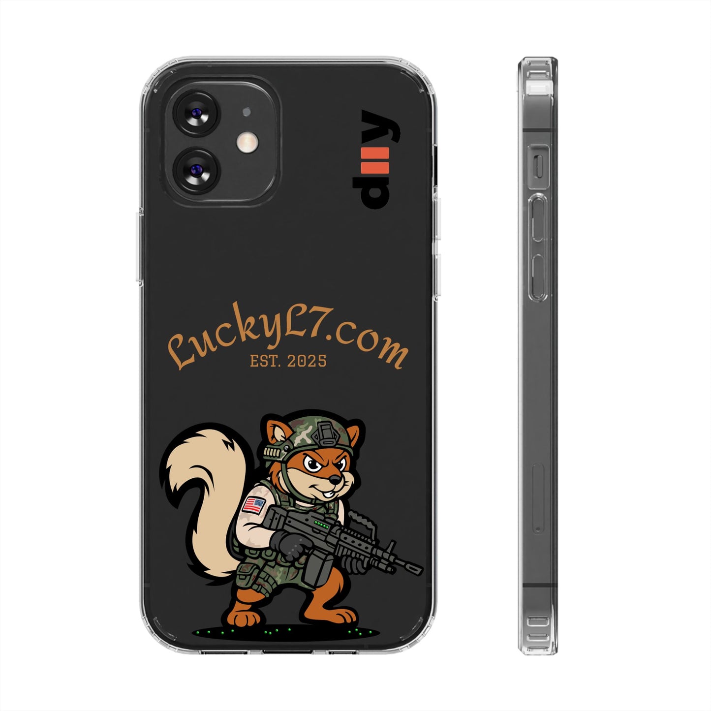 (Limited Edition) Squirrel - Tough Phone Case with Military Design | Personalized Gift for Gamers and Soldiers, Phone Cover, Custom Phone Shell, Unique Tech Accessory