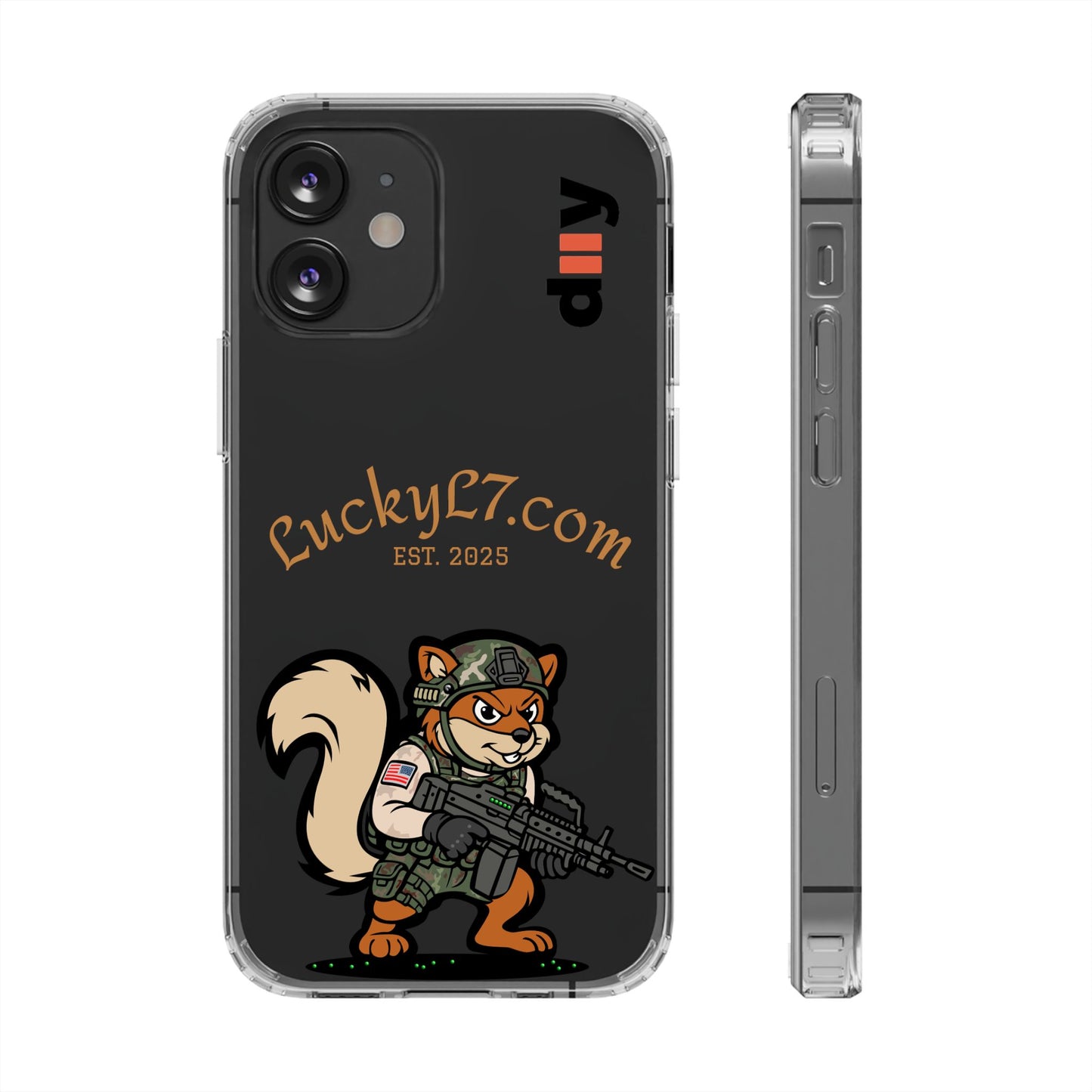 (Limited Edition) Squirrel - Tough Phone Case with Military Design | Personalized Gift for Gamers and Soldiers, Phone Cover, Custom Phone Shell, Unique Tech Accessory