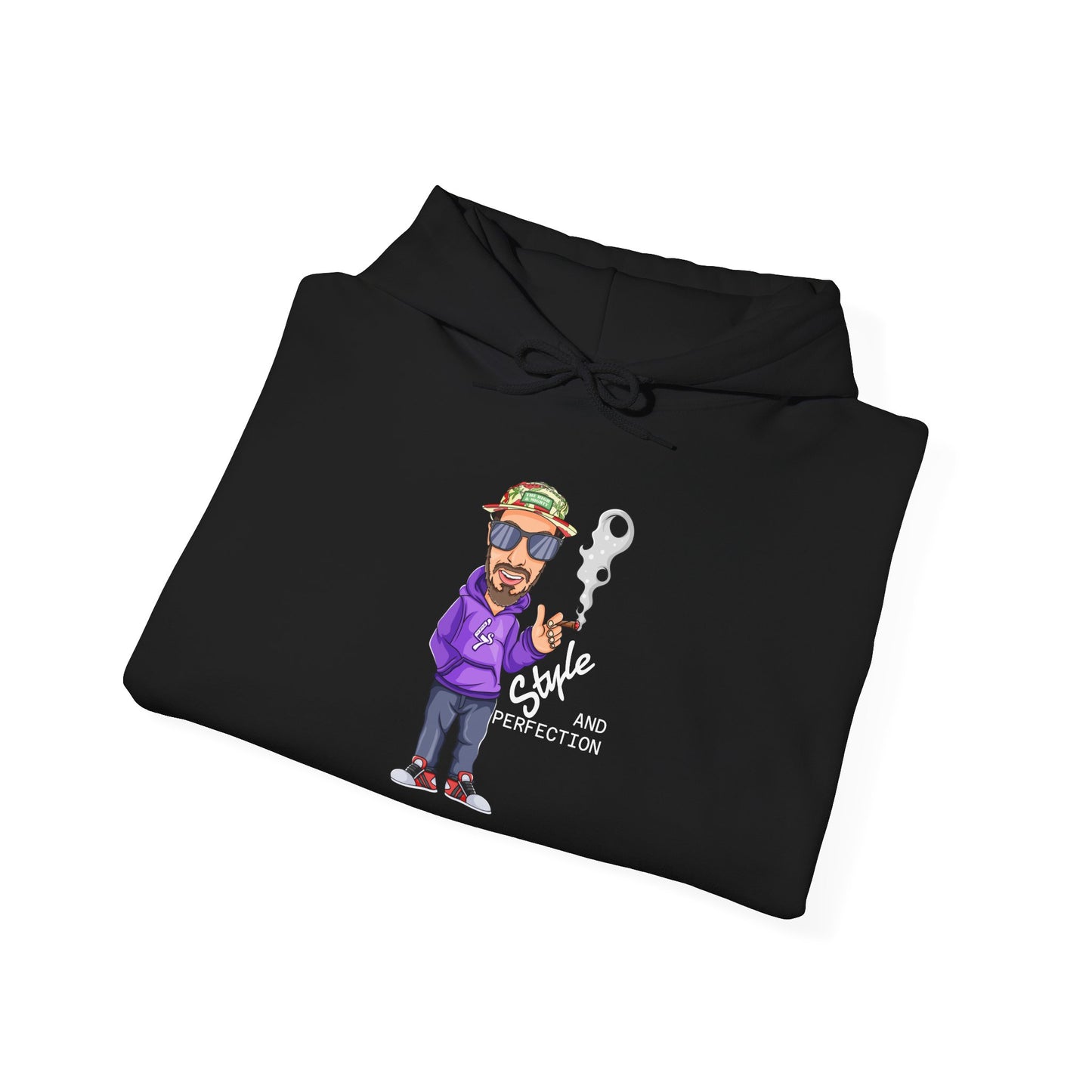 Lucky Blunt Style & Perfection - Cool Graphic Hoodie for Casual Style, Streetwear Gift, Cozy Lounge Wear, Unique Fashion Statement, Everyday Sweatshirt, Unisex Style