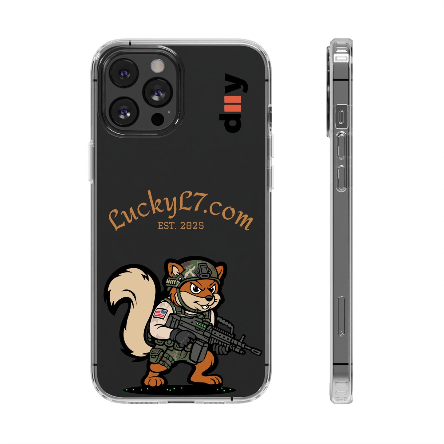(Limited Edition) Squirrel - Tough Phone Case with Military Design | Personalized Gift for Gamers and Soldiers, Phone Cover, Custom Phone Shell, Unique Tech Accessory