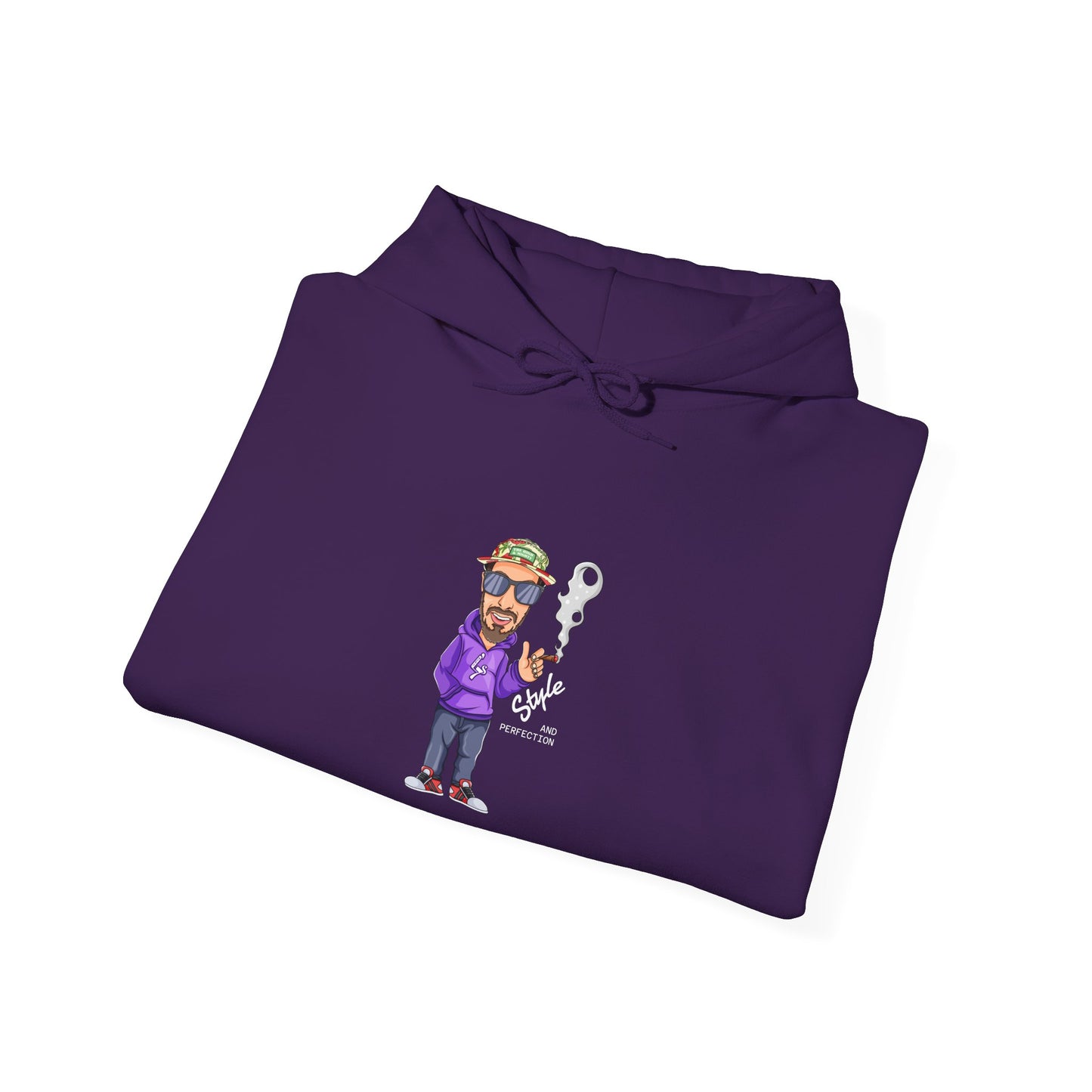 Lucky Blunt Style & Perfection - Cool Graphic Hoodie for Casual Style, Streetwear Gift, Cozy Lounge Wear, Unique Fashion Statement, Everyday Sweatshirt, Unisex Style