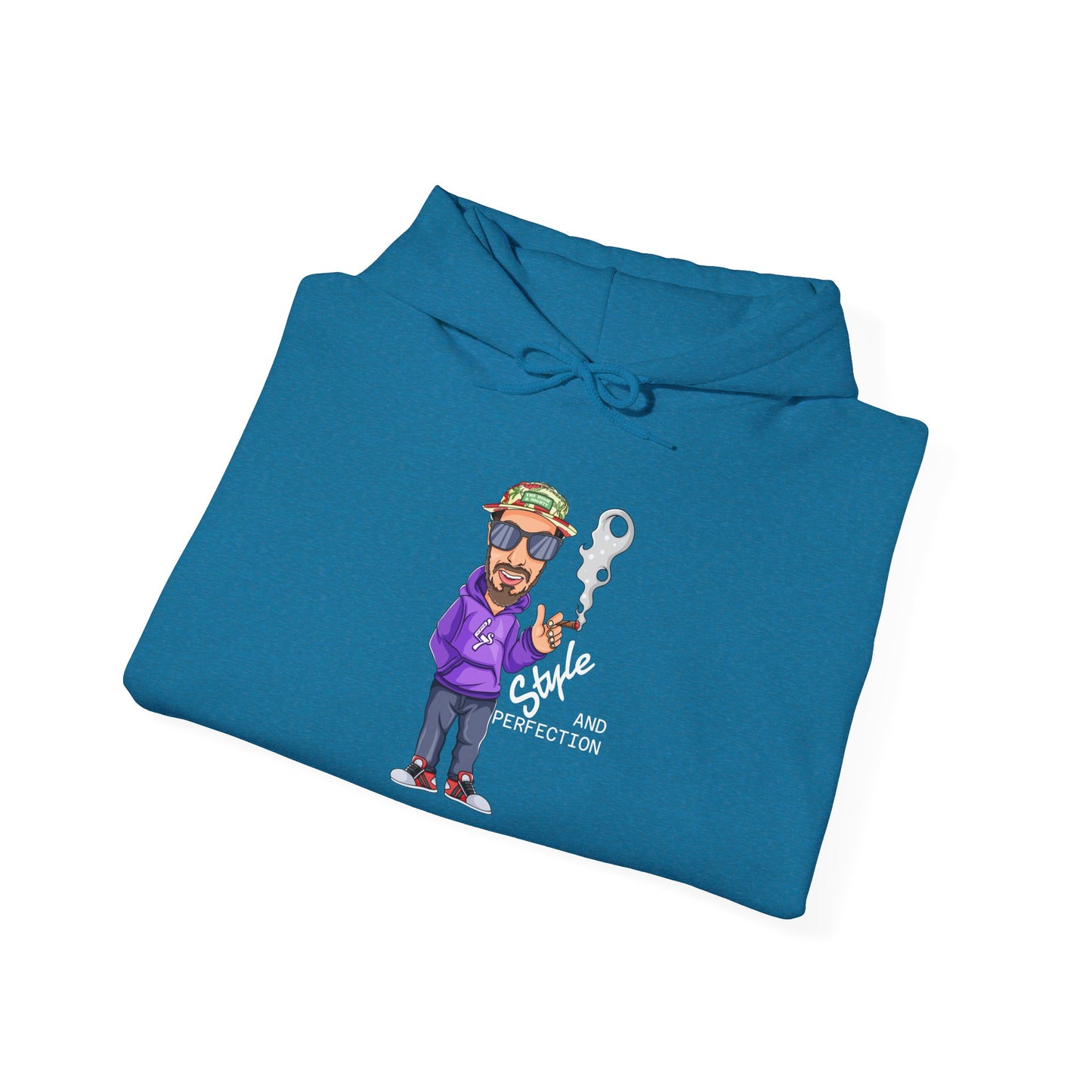 Lucky Blunt Style & Perfection - Cool Graphic Hoodie for Casual Style, Streetwear Gift, Cozy Lounge Wear, Unique Fashion Statement, Everyday Sweatshirt, Unisex Style