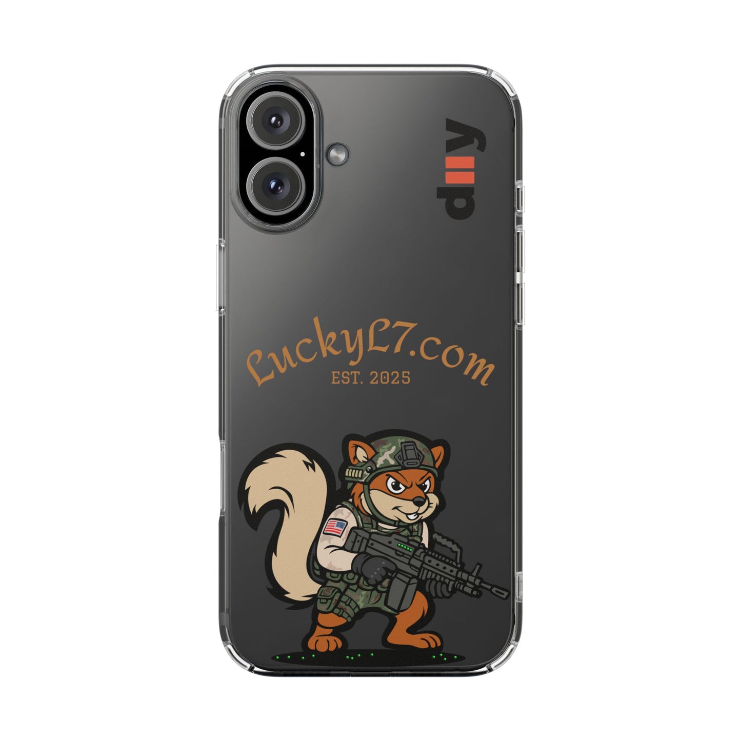 (Limited Edition) Squirrel - Tough Phone Case with Military Design | Personalized Gift for Gamers and Soldiers, Phone Cover, Custom Phone Shell, Unique Tech Accessory