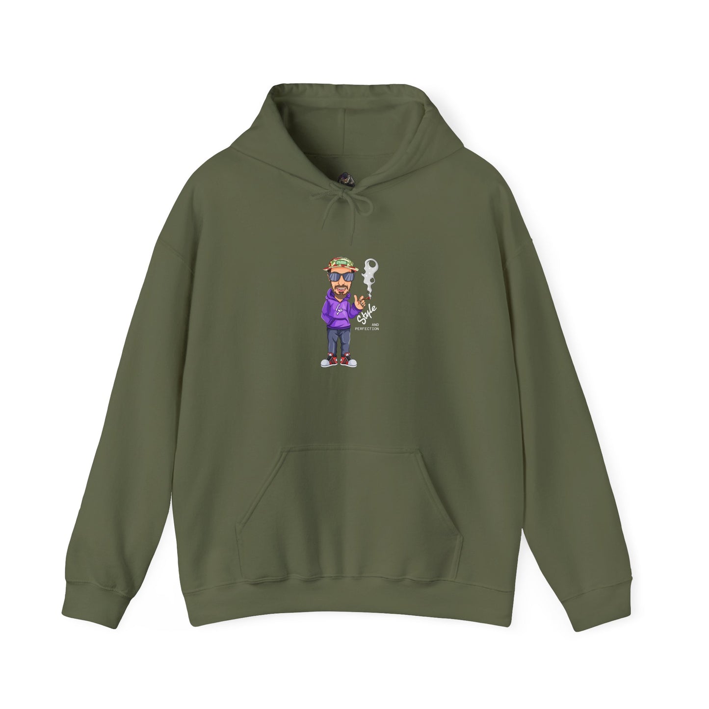 Lucky Blunt Style & Perfection - Cool Graphic Hoodie for Casual Style, Streetwear Gift, Cozy Lounge Wear, Unique Fashion Statement, Everyday Sweatshirt, Unisex Style