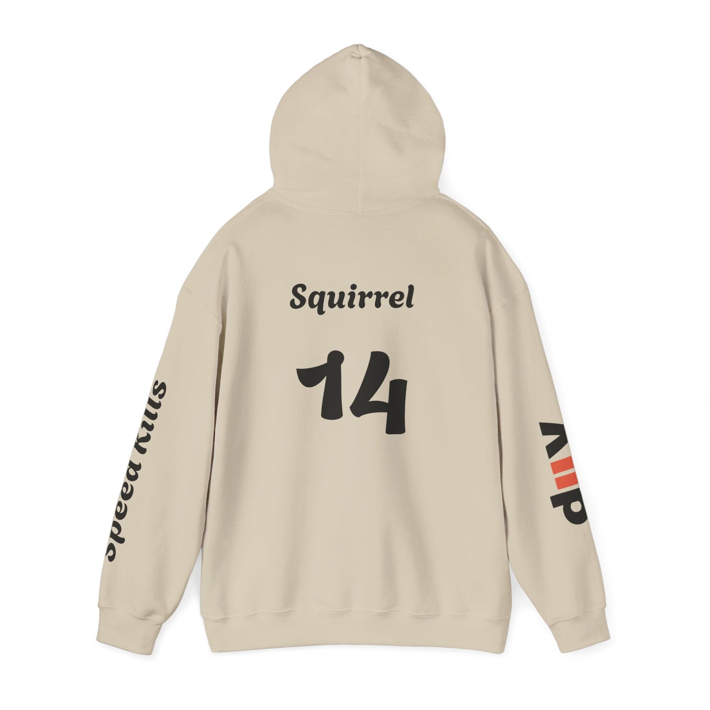 Squirrel #14 Team Hoodie | Gothic Style Unisex Hoodie | Perfect for Casual Wear, Street Style, Gift for Gamers, Halloween, Everyday Comfort