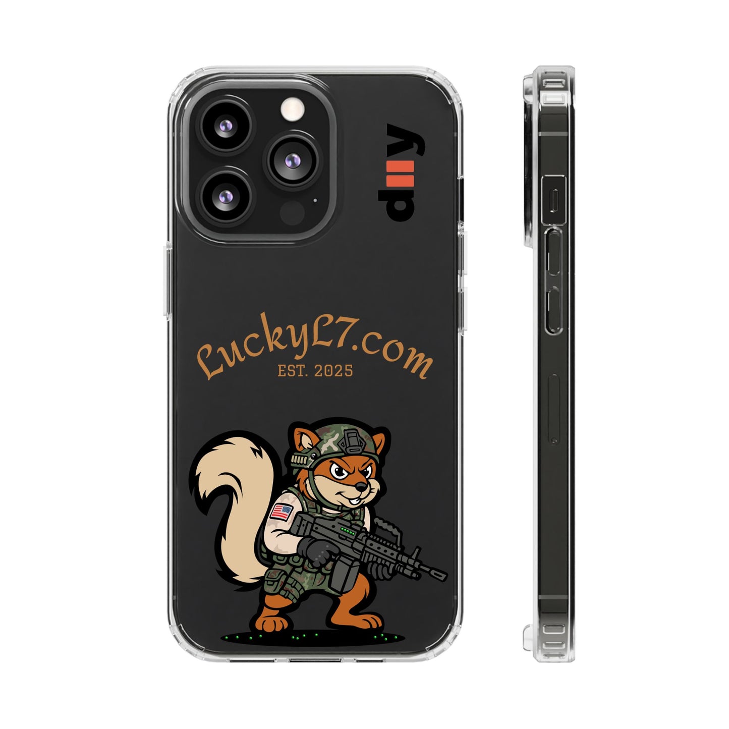 (Limited Edition) Squirrel - Tough Phone Case with Military Design | Personalized Gift for Gamers and Soldiers, Phone Cover, Custom Phone Shell, Unique Tech Accessory