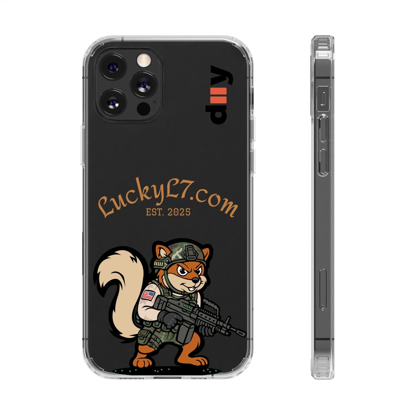 (Limited Edition) Squirrel - Tough Phone Case with Military Design | Personalized Gift for Gamers and Soldiers, Phone Cover, Custom Phone Shell, Unique Tech Accessory