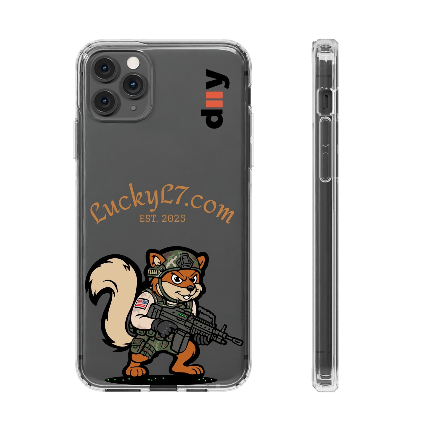(Limited Edition) Squirrel - Tough Phone Case with Military Design | Personalized Gift for Gamers and Soldiers, Phone Cover, Custom Phone Shell, Unique Tech Accessory