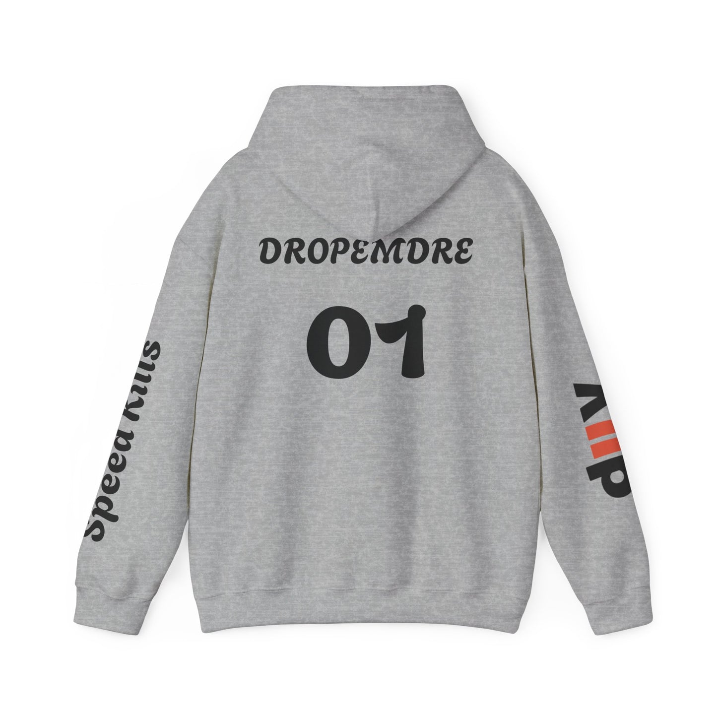 DROPEMDRE #01 Team Hoodie | Gothic Style Unisex Hoodie | Perfect for Casual Wear, Street Style, Gift for Gamers, Halloween, Everyday Comfort