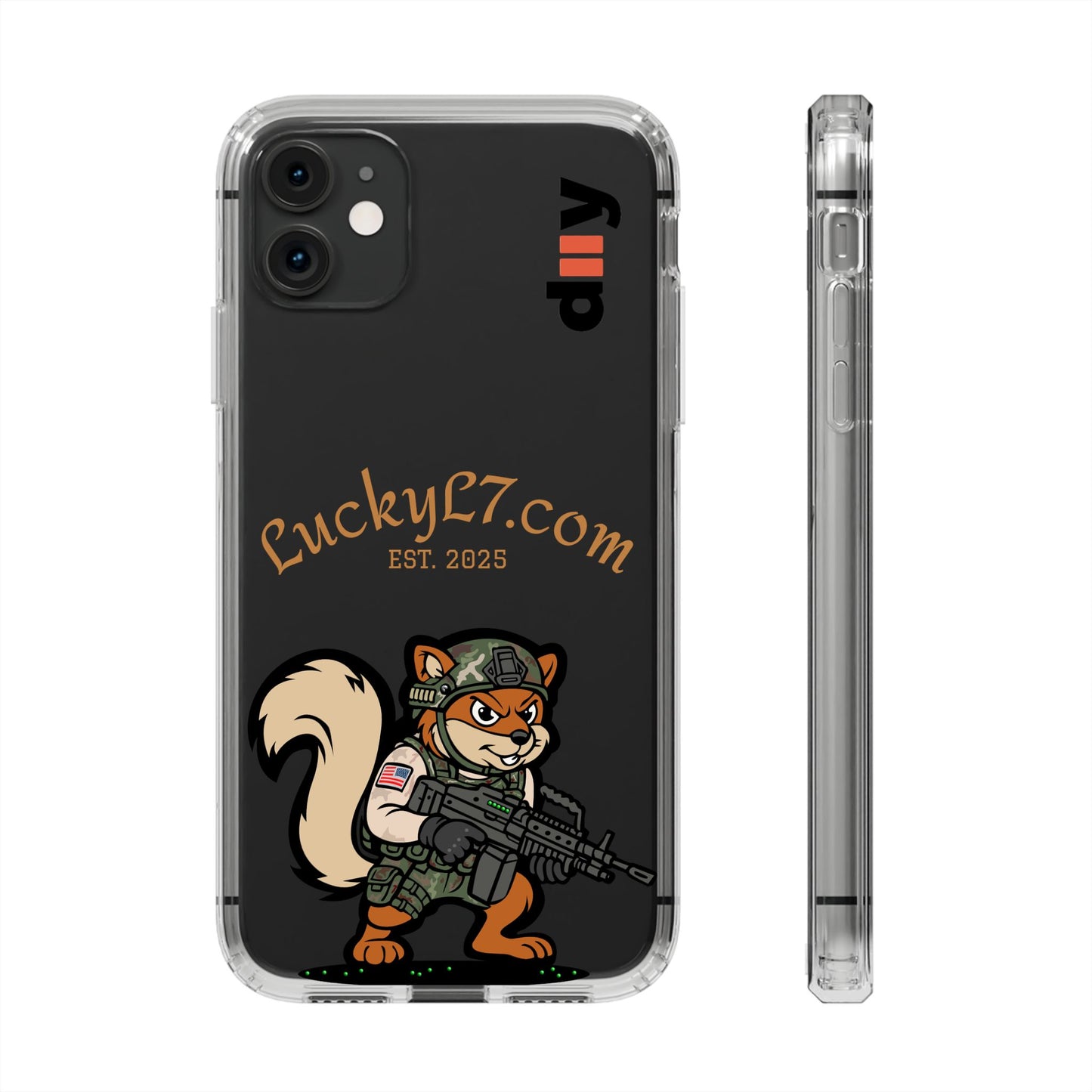 (Limited Edition) Squirrel - Tough Phone Case with Military Design | Personalized Gift for Gamers and Soldiers, Phone Cover, Custom Phone Shell, Unique Tech Accessory