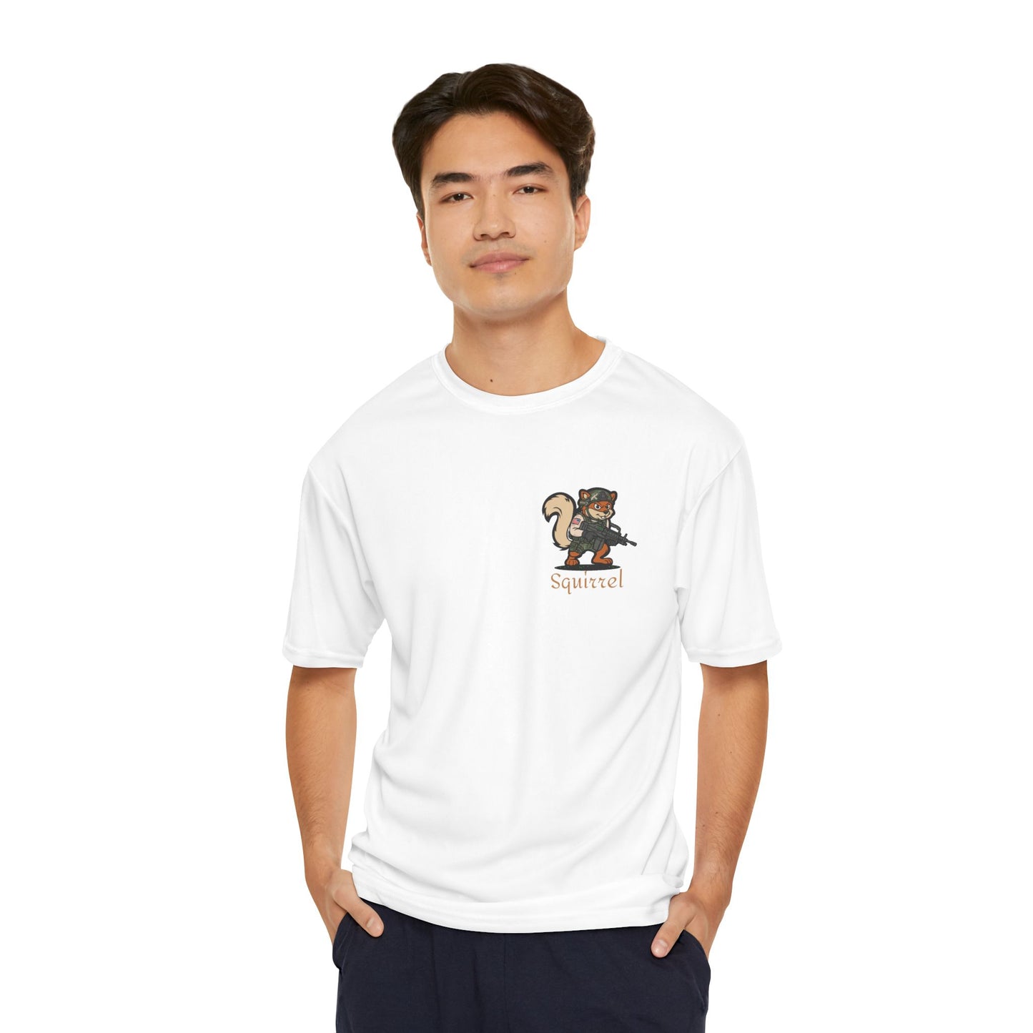 LIMITED EDITION Squirrel Performance Tee - Fun Activewear For Outdoors, Fitness Apparel, Gifts For Nature Lovers, Casual Style