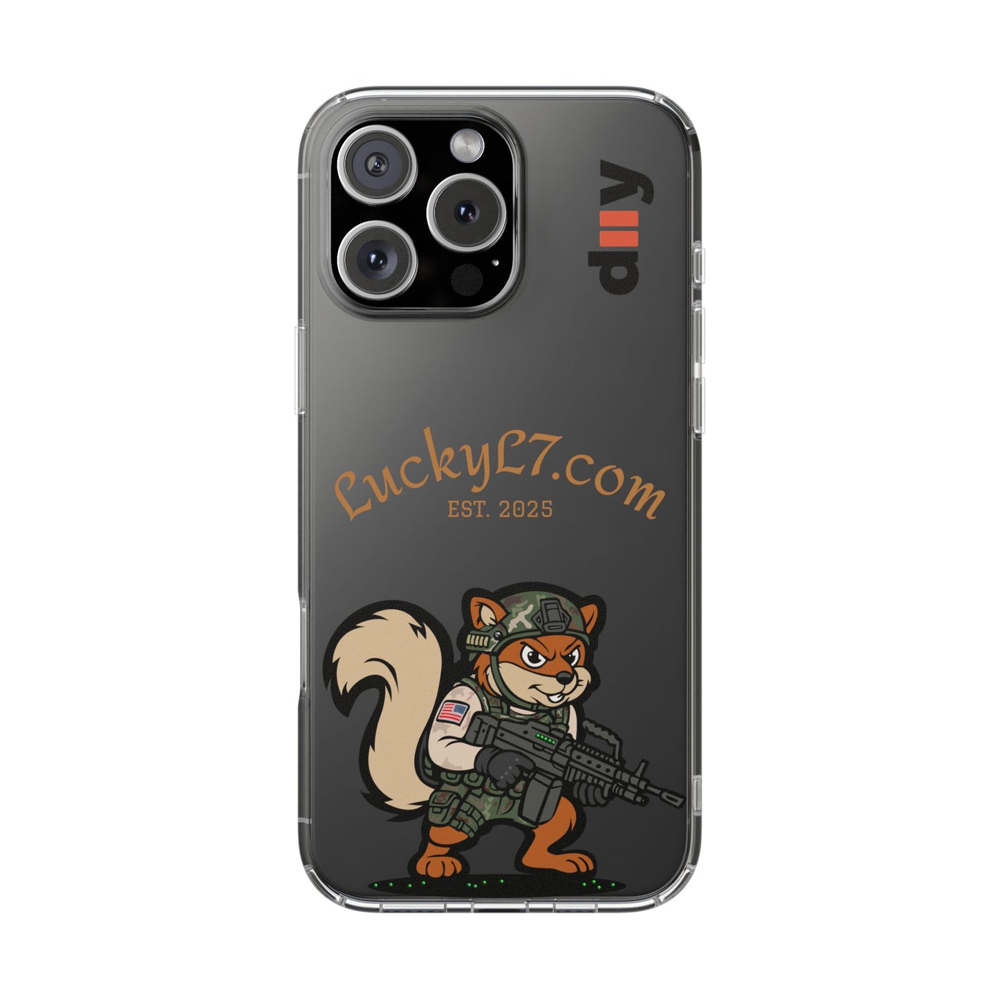 (Limited Edition) Squirrel - Tough Phone Case with Military Design | Personalized Gift for Gamers and Soldiers, Phone Cover, Custom Phone Shell, Unique Tech Accessory