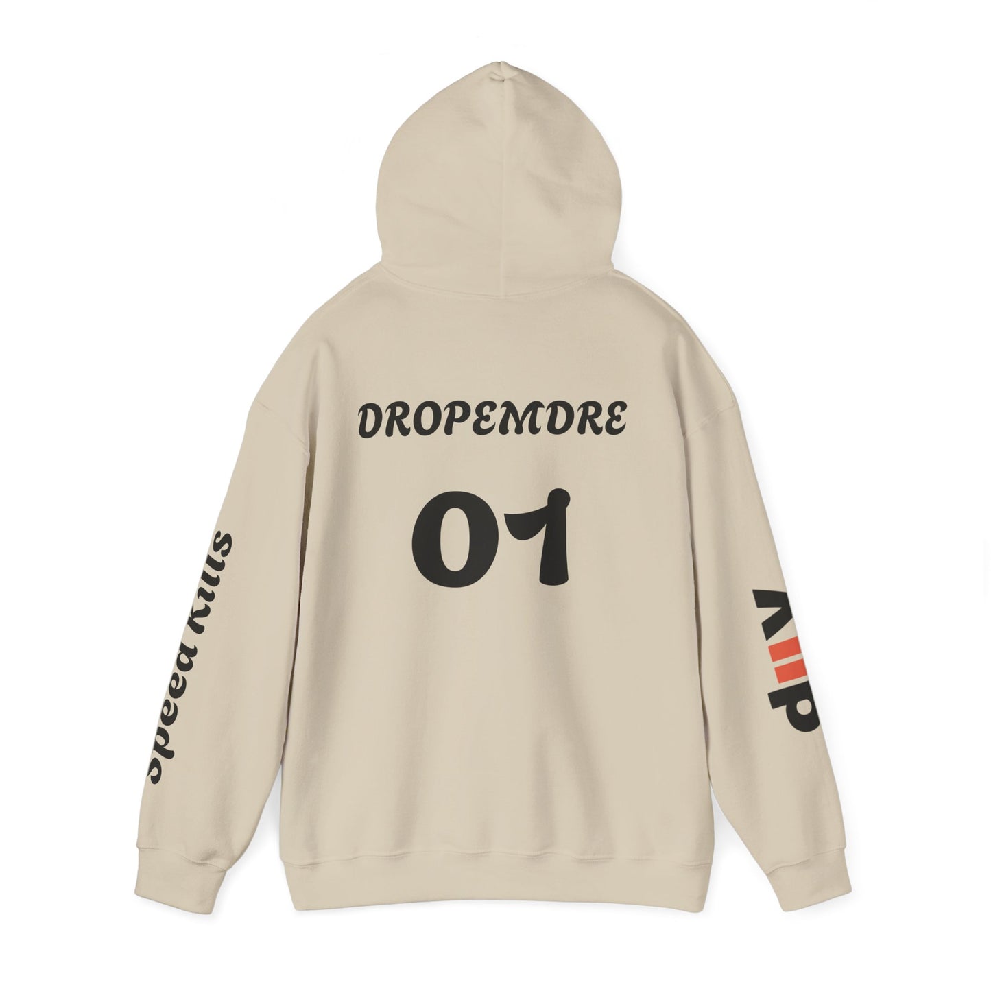 DROPEMDRE #01 Team Hoodie | Gothic Style Unisex Hoodie | Perfect for Casual Wear, Street Style, Gift for Gamers, Halloween, Everyday Comfort