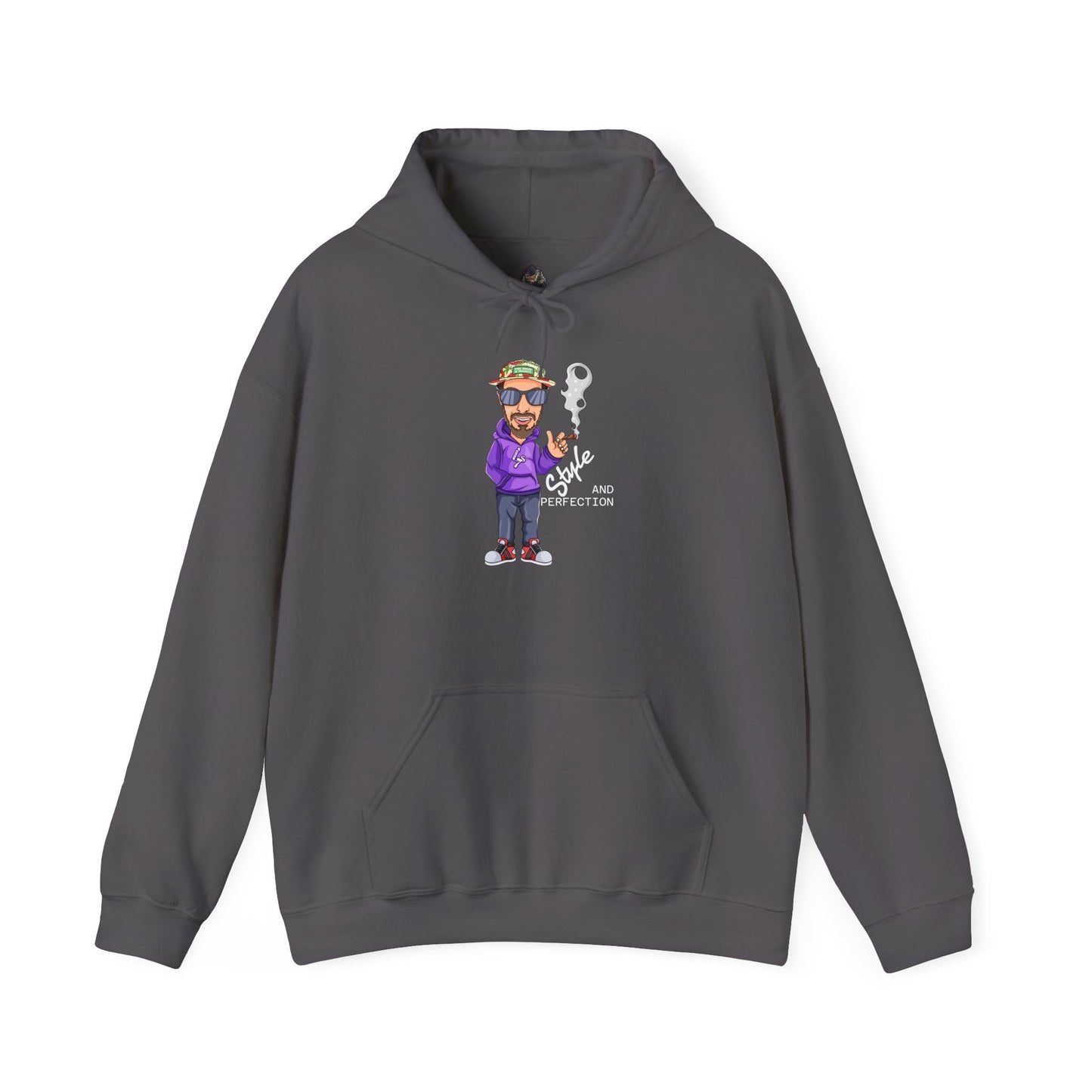 Lucky Blunt Style & Perfection - Cool Graphic Hoodie for Casual Style, Streetwear Gift, Cozy Lounge Wear, Unique Fashion Statement, Everyday Sweatshirt, Unisex Style
