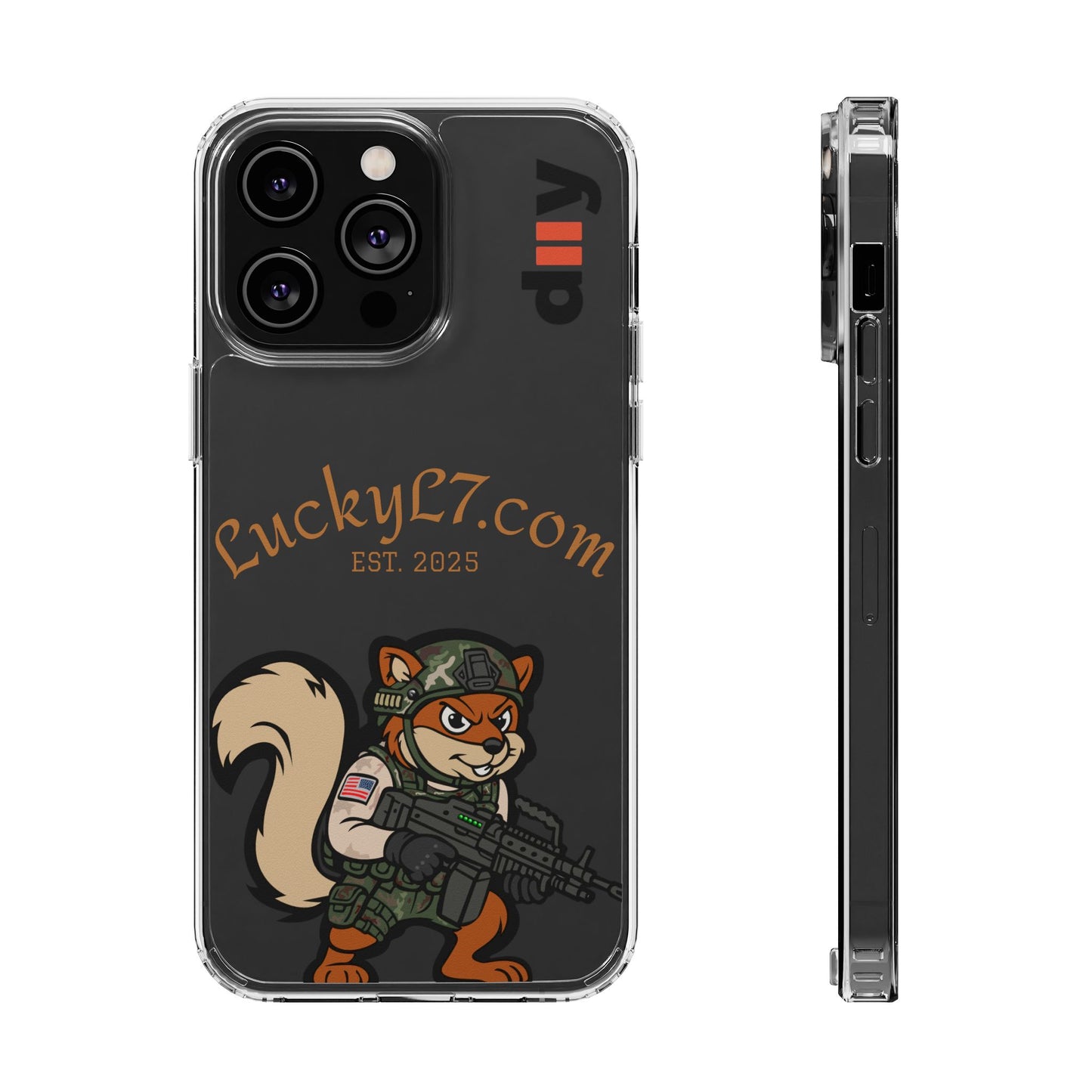 (Limited Edition) Squirrel - Tough Phone Case with Military Design | Personalized Gift for Gamers and Soldiers, Phone Cover, Custom Phone Shell, Unique Tech Accessory