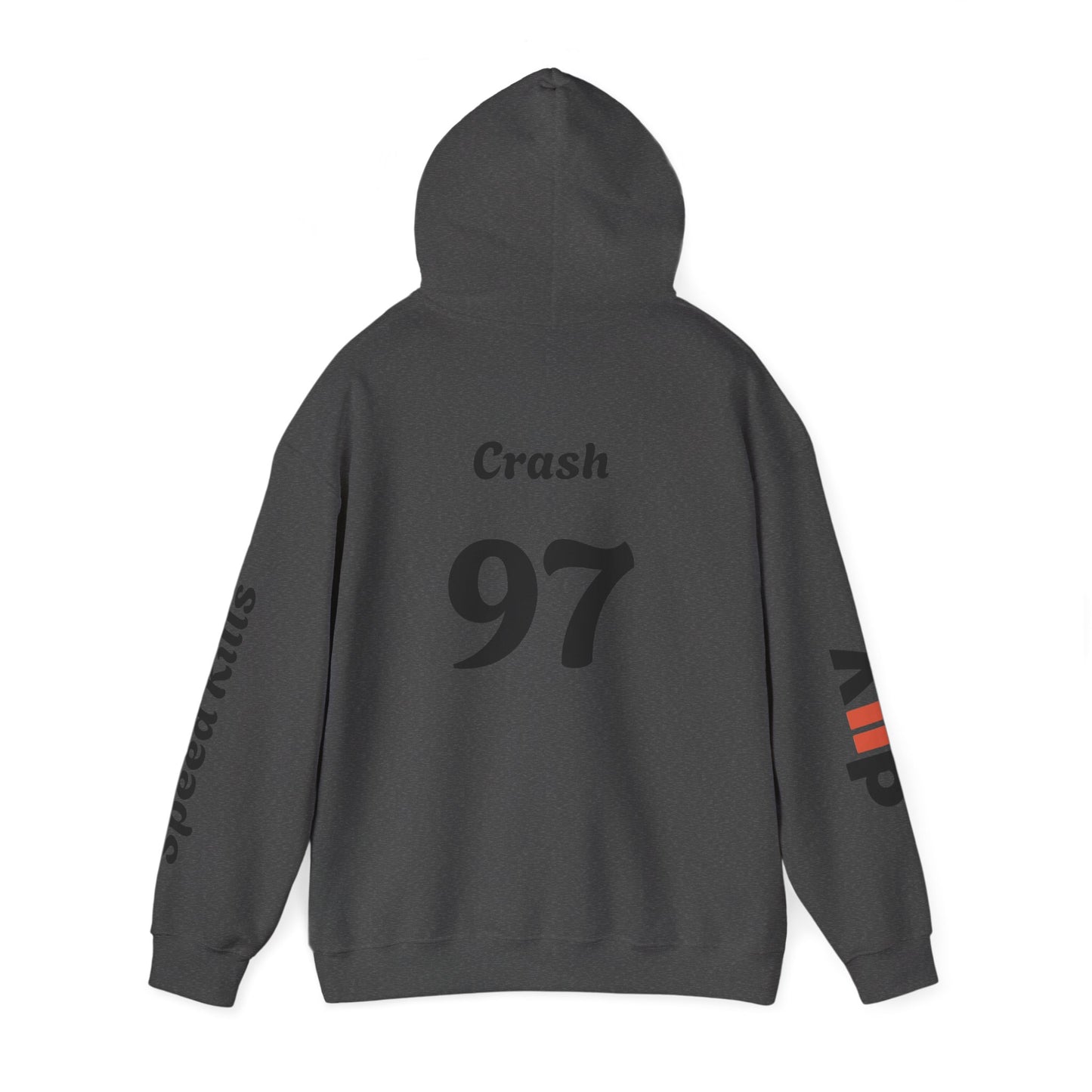 Crash #97 Team Hoodie | Gothic Style Unisex Hoodie | Perfect for Casual Wear, Street Style, Gift for Gamers, Halloween, Everyday Comfort