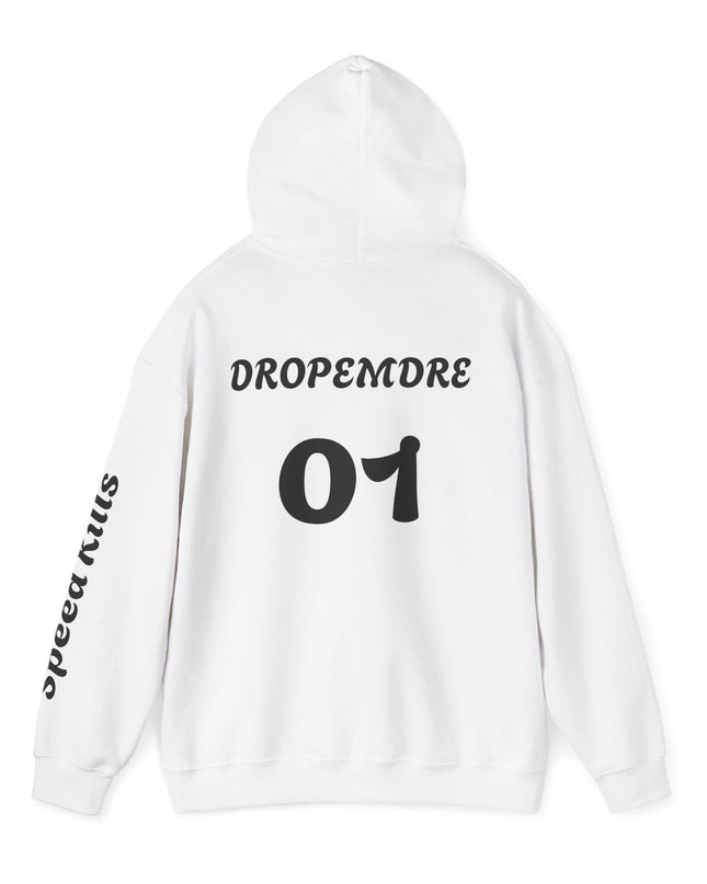 DROPEMDRE #01 Team Hoodie | Gothic Style Unisex Hoodie | Perfect for Casual Wear, Street Style, Gift for Gamers, Halloween, Everyday Comfort