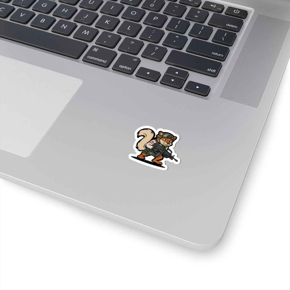 (Limited Edition) Military Squirrel - Kiss-Cut Stickers | Cute Animal Decal for Laptops, Water Bottles, and Bullet Journals, Unique Gifts for Veterans