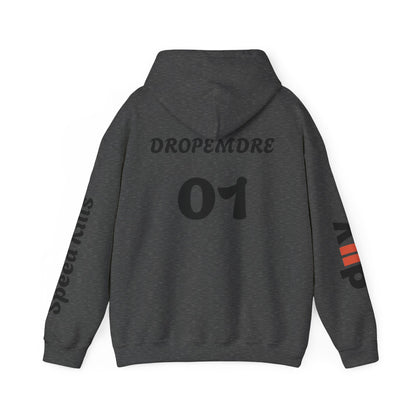 DROPEMDRE #01 Team Hoodie | Gothic Style Unisex Hoodie | Perfect for Casual Wear, Street Style, Gift for Gamers, Halloween, Everyday Comfort
