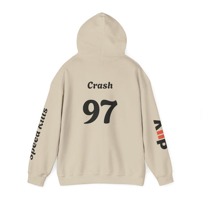 Crash #97 Team Hoodie | Gothic Style Unisex Hoodie | Perfect for Casual Wear, Street Style, Gift for Gamers, Halloween, Everyday Comfort