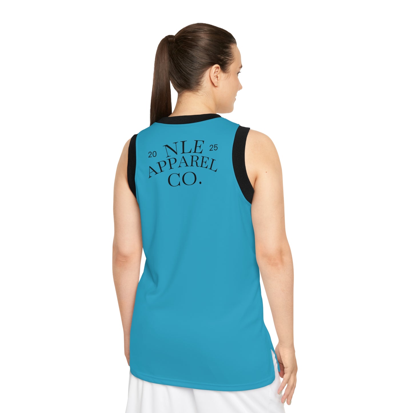 NLE Apparel Co. Jersey (Turquoise) - Unisex Basketball Jersey with Grim Reaper Design, Streetwear, Sports Apparel, Gift for Athletes, Casual Wear, Halloween, Halloween Costume