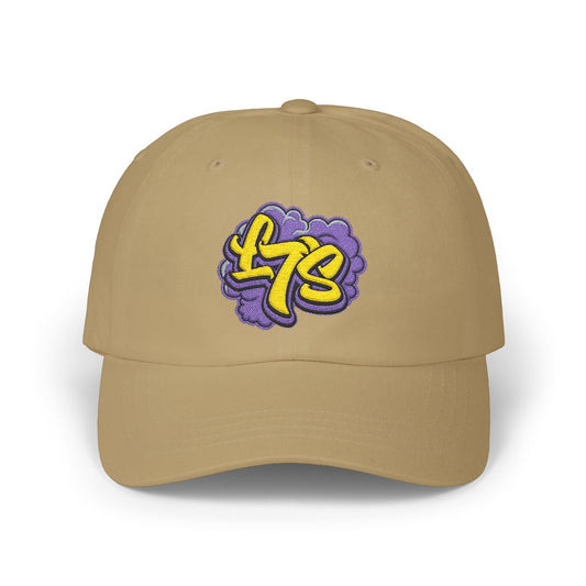 Oldy L7 (purple/yellow) - Classic Dad Cap - Casual Style Hat, Everyday Wear, Unique Gift, Outdoor Activities, Summer Accessory