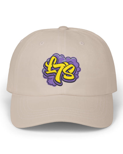 Oldy L7 (purple/yellow) - Classic Dad Cap - Casual Style Hat, Everyday Wear, Unique Gift, Outdoor Activities, Summer Accessory