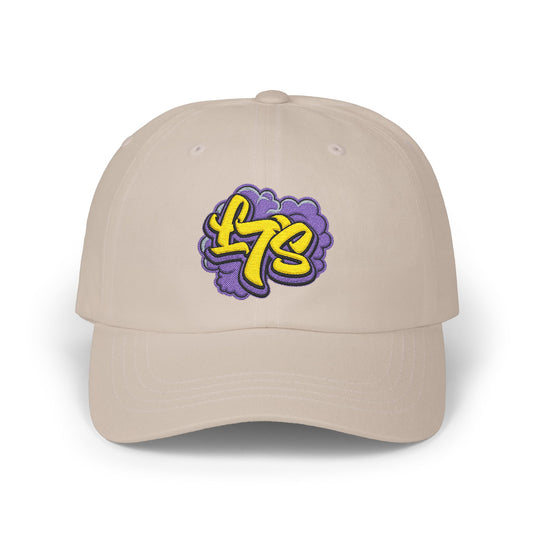Oldy L7 (purple/yellow) - Classic Dad Cap - Casual Style Hat, Everyday Wear, Unique Gift, Outdoor Activities, Summer Accessory