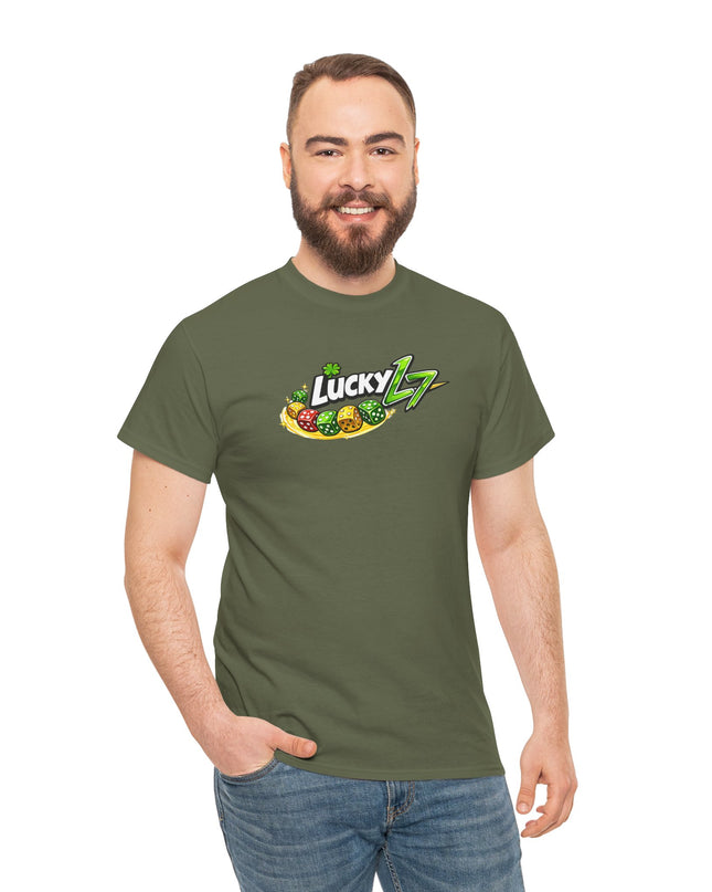 Lucky L7 Dicey Slots Heavy Cotton Tee