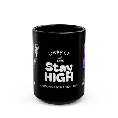 Morning Lucky - Black Mug (11oz, 15oz)