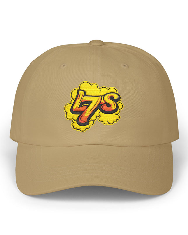 Oldy L7 (yellow/red) - Classic Dad Cap - Casual Style Hat, Everyday Wear, Unique Gift, Outdoor Activities, Summer Accessory