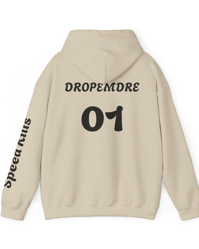 DROPEMDRE #01 Team Hoodie | Gothic Style Unisex Hoodie | Perfect for Casual Wear, Street Style, Gift for Gamers, Halloween, Everyday Comfort