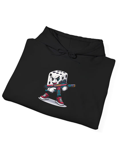 Marshmallow Gamer Hoodie — Cute Marshmallow Character with Controller