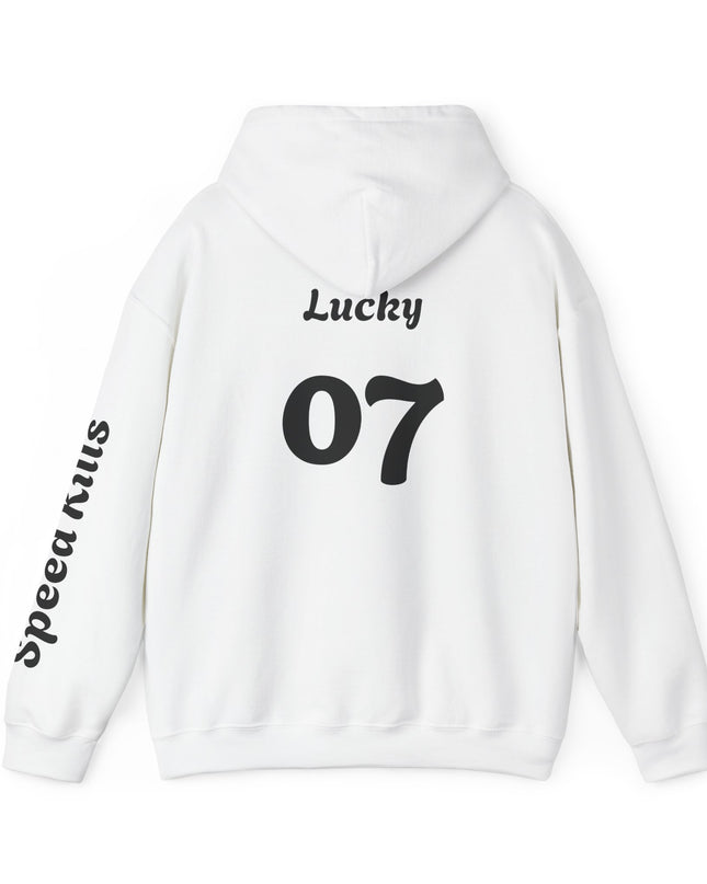 Lucky #07 Team Hoodie | Gothic Style Unisex Hoodie | Perfect for Casual Wear, Street Style, Gift for Gamers, Halloween, Everyday Comfort