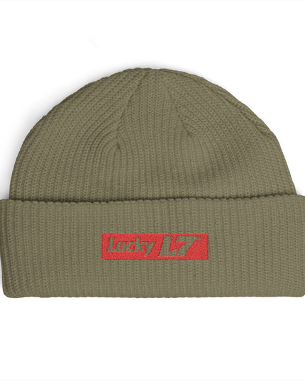 Lucky L7 Supreme - Embroidered Cuff Beanie