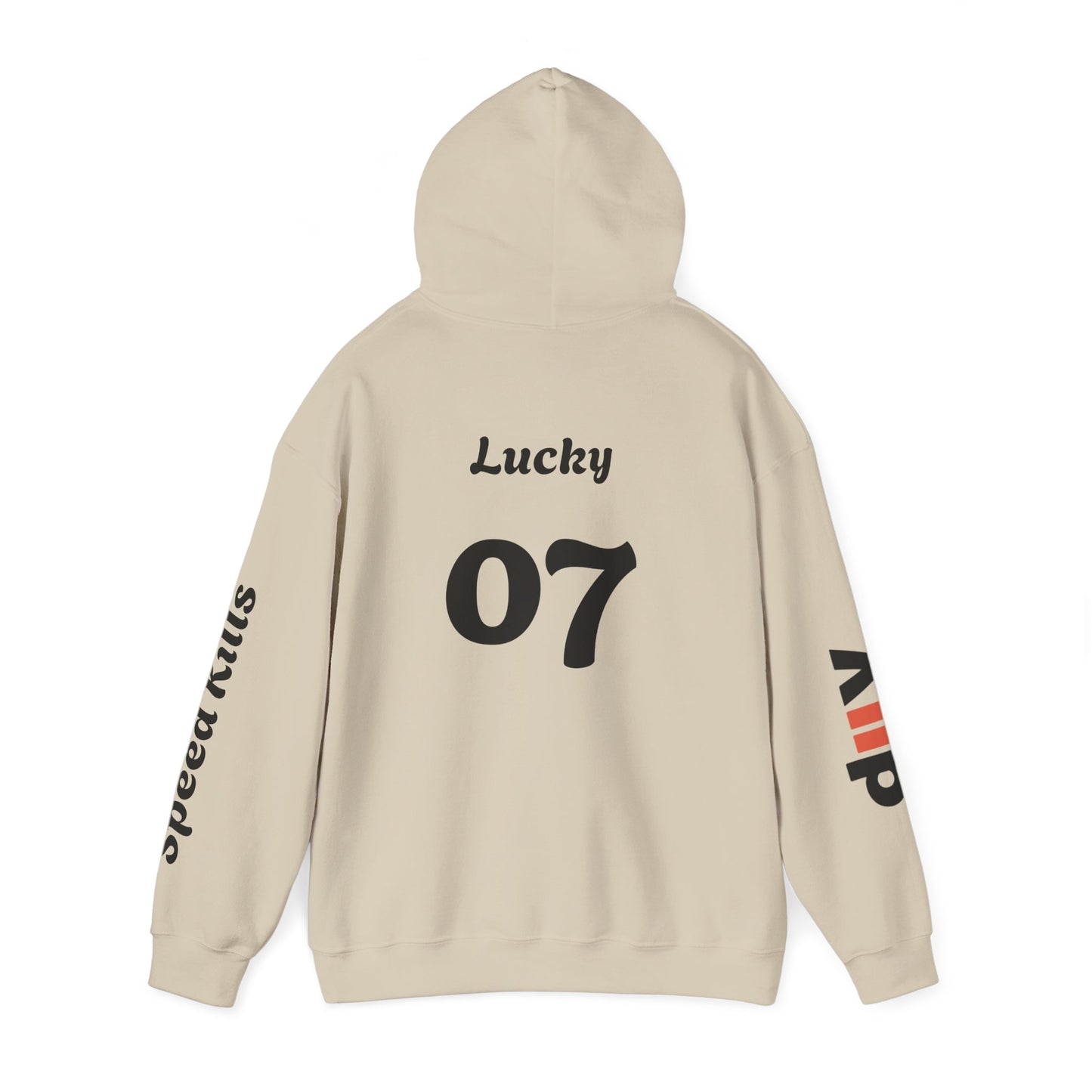 Lucky #07 Team Hoodie | Gothic Style Unisex Hoodie | Perfect for Casual Wear, Street Style, Gift for Gamers, Halloween, Everyday Comfort
