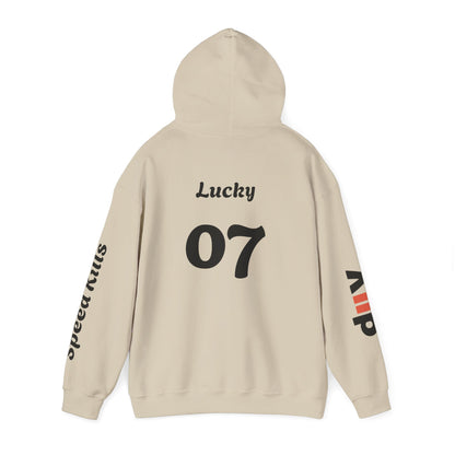 Lucky #07 Team Hoodie | Gothic Style Unisex Hoodie | Perfect for Casual Wear, Street Style, Gift for Gamers, Halloween, Everyday Comfort
