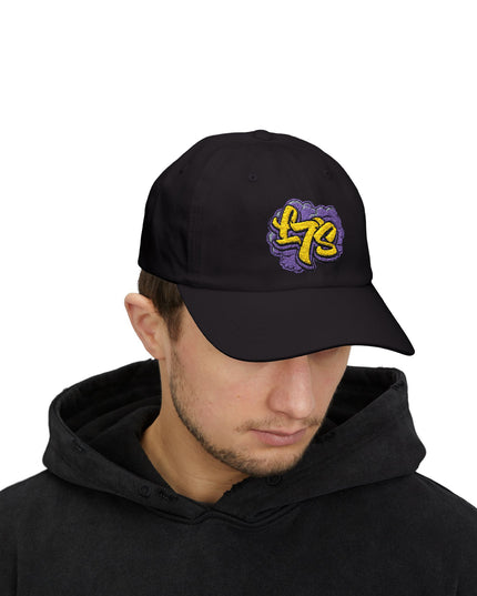 Oldy L7 (purple/yellow) - Classic Dad Cap - Casual Style Hat, Everyday Wear, Unique Gift, Outdoor Activities, Summer Accessory