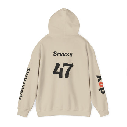 Breezy #47 Team Hoodie | Gothic Style Unisex Hoodie | Perfect for Casual Wear, Street Style, Gift for Gamers, Halloween, Everyday Comfort
