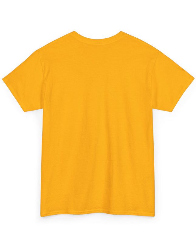 T-Shirt — Cartoon Dice Character with Baseball Bat Graphic Tee