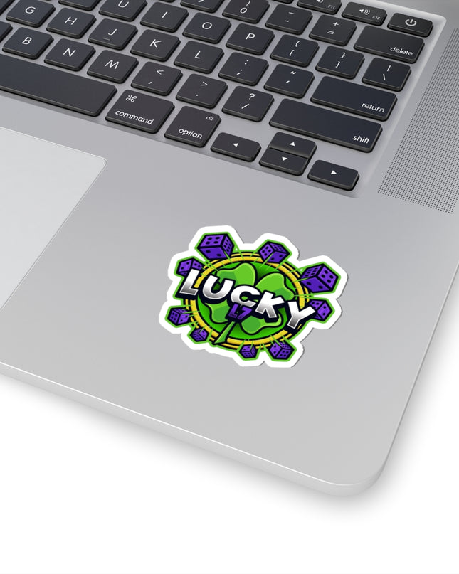 Lucky L7 Logo Sticker | Good Luck Stickers for Gamers | Fun Vinyl Decals for Laptops, Water Bottles, Scrapbooking, Gifts