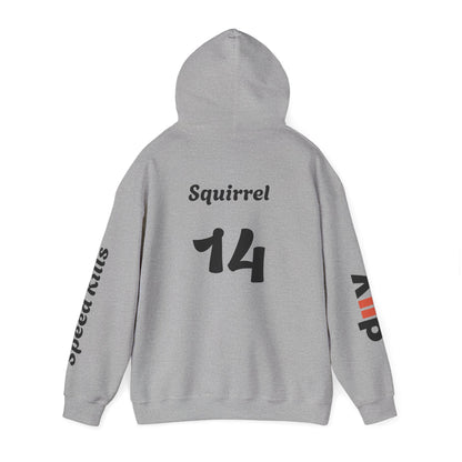 Squirrel #14 Team Hoodie | Gothic Style Unisex Hoodie | Perfect for Casual Wear, Street Style, Gift for Gamers, Halloween, Everyday Comfort