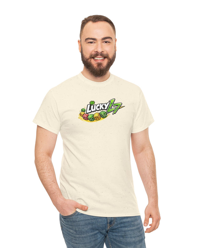 Lucky L7 Dicey Slots Heavy Cotton Tee