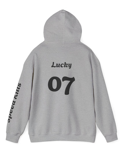 Lucky #07 Team Hoodie | Gothic Style Unisex Hoodie | Perfect for Casual Wear, Street Style, Gift for Gamers, Halloween, Everyday Comfort