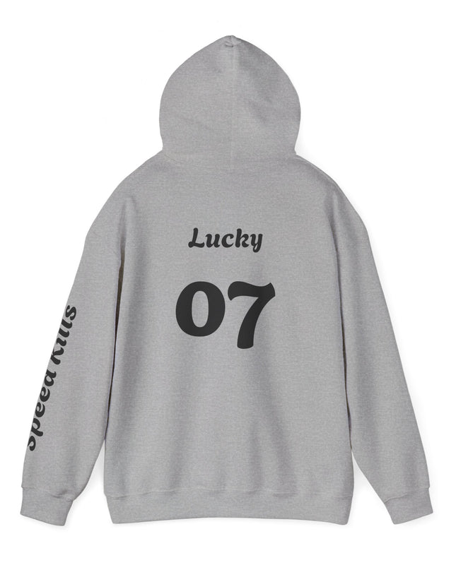 Lucky #07 Team Hoodie | Gothic Style Unisex Hoodie | Perfect for Casual Wear, Street Style, Gift for Gamers, Halloween, Everyday Comfort