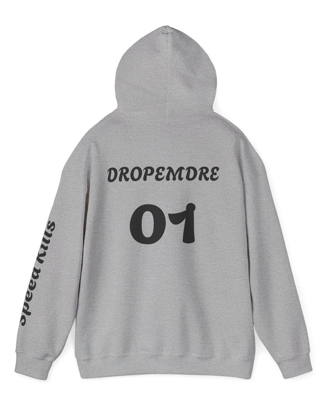 DROPEMDRE #01 Team Hoodie | Gothic Style Unisex Hoodie | Perfect for Casual Wear, Street Style, Gift for Gamers, Halloween, Everyday Comfort