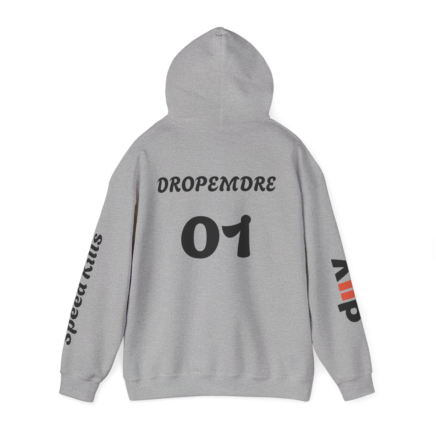 DROPEMDRE #01 Team Hoodie | Gothic Style Unisex Hoodie | Perfect for Casual Wear, Street Style, Gift for Gamers, Halloween, Everyday Comfort