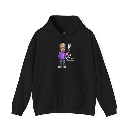 Lucky Blunt Style & Perfection - Cool Graphic Hoodie for Casual Style, Streetwear Gift, Cozy Lounge Wear, Unique Fashion Statement, Everyday Sweatshirt, Unisex Style