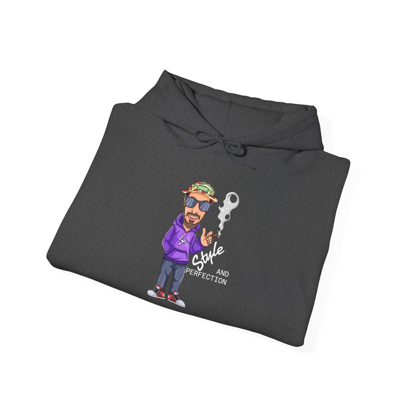 Lucky Blunt Style & Perfection - Cool Graphic Hoodie for Casual Style, Streetwear Gift, Cozy Lounge Wear, Unique Fashion Statement, Everyday Sweatshirt, Unisex Style
